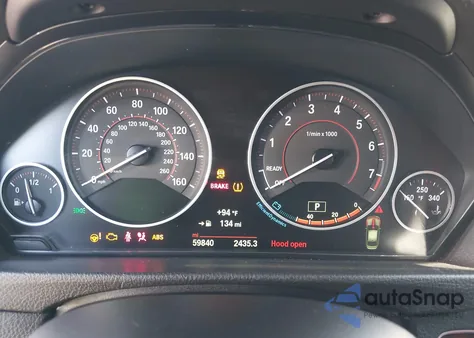 2015 BMW 328 I Sulev z USA, uszkodzony, nr VIN WBA3C1C55FK124373